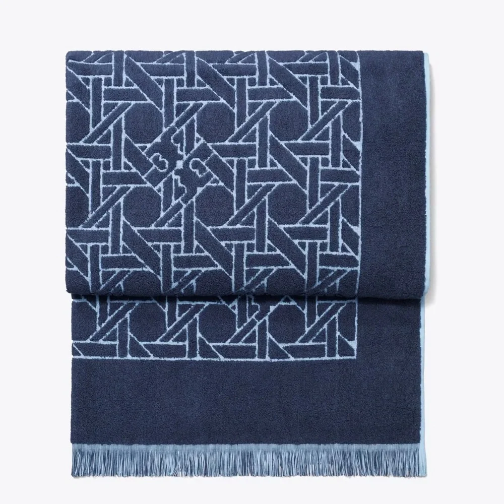 - Tory Burch ColorBasketweave Blue Bird/Tory Navy